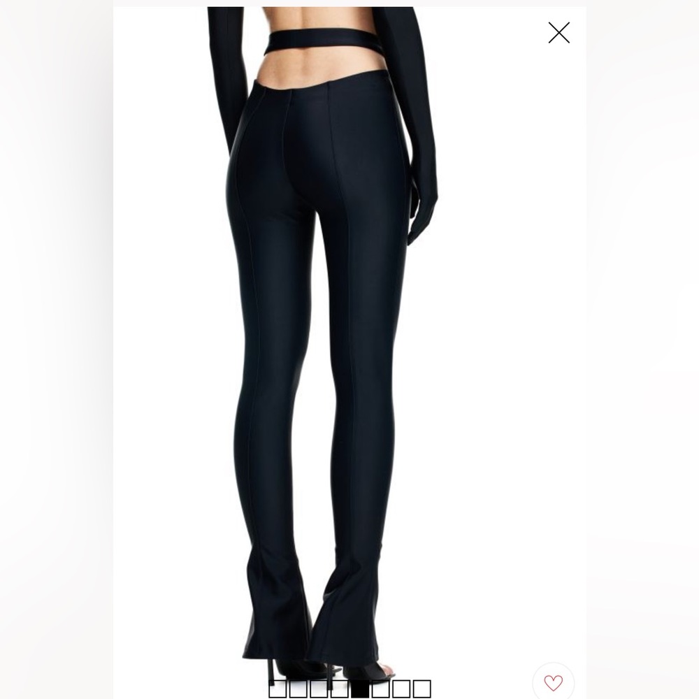 Mugler Jersey Cut-out Pants